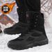 European Warm Series Large Size 47 Men's New Winter Fleece-Lined Warm Outdoor Combat Martin Snow Casual Hiking Boots_vogvips.com