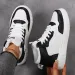 Men's And Women's Autumn New Leather Casual Campus White Sports High Top Shoes_vogvips.com