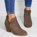 Short Autumn And Winter Cross-Border In Stock Round Toe Suede Thick Ankle Outdoor High Heel Black Large Size Women's_vogvips.com