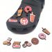 Donut Milk Tea Cute Shoe Flower Shoe Buckle Soft Glue Removable Decorative Buckle_vogvips.com