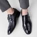 Men's Pointed Formal Leather Shoes Men's Large Size First Layer Non-slip Men's Leather Shoes_vogvips.com