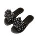 2025 New European And American Style Round-Toe Butterfly Flower Slippers Women, Fashionable Flat Heel Large Size Sandals_vogvips.com