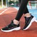 Casual Running Summer Fashion Anti Slip Hiking Mesh Breathability Athletic Shoe Tennis Woman Trend Woman Sneakers Green Black_vogvips.com