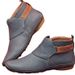 2024 Autumn Winter Women's Fashion Velcro Flat Short Large Size Martin Boots_vogvips.com