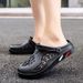 Summer Unisex Clogs Sandals Shoe Men Woman Hoof Thongs Stamp Garden Beach Big Size 36-49 Slippers For Men's Shoes_vogvips.com