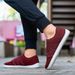 New Wide Head Running Sports Soft Sole Barefoot Shoes Men's And Women's Casual Flyweave Breathable Mesh Shoes_vogvips.com