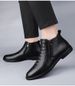 Men's Shoes Casual Leather Shoes Men's Soft-soled Lazy Shoes Warm Fleece Short Boots Medium Help Tooling Shoes Martin Boots_vogvips.com