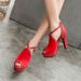2019 Spring High-Heeled Boots In Royal Blue, Red, Black, Adult Default Options, European And American Style, In-Stock,_vogvips.com