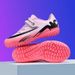 Girls' soccer shoes New Velcro student professional training shoes_vogvips.com