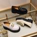 Loafers 2026 Spring Summer New Slip-On Genuine Platform Thick Sole Height Increasing British Style Small Leather Shoes_vogvips.com