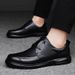 Men's Shoes Men's Casual Shoes Soft-soled Casual Shoes Round Head Leather Shoes Men_vogvips.com