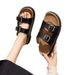 Flat Slippers For Women For Wear New Casual Style Sandals Retro Style Beach Shoes_vogvips.com