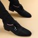 2026 New Business Dress Casual Leather British Versatile Fashion Men's Shs Large Breathable Office Cloth Top Single_vogvips.com