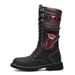 High Top Plus Size Shoes Motorcycle Boots Martin Boots_vogvips.com