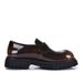 Thick Soled Loafers, Korean Version, Casual Trendy. First Layer Cowhide, One Step Shiny Leather, Comfortable And_vogvips.com