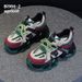 Women's Dad Sneakers 2025 Spring And Autumn New Versatile Genuine Leather Trendy Soft High Energy Thick Sole Petite_vogvips.com