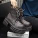 2026 British Style Lace-Up Martin For Women Autumn New Fashion Versatile Thick-Soled Brown Melad Motorcycle Ankle Boots_vogvips.com