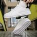 Men's And Soft Women Comfortable Casual PU Leather Shoes For Autumn Solid White Men Sneakers_vogvips.com