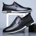 Genuine Leather Men Casual Shoes Luxury Mens Loafers Breathable Slip On Black Driving Shoe Man Low Top Business Cowhide Shoes_vogvips.com
