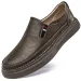 Spring Outdoor Oxford Shoes Comfortable Massage Soles Casual Shoes Men's Loafers High Quality Flat Sole Genuine Leather Shoes_vogvips.com