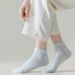 8 Pairs New Women Cotton Socks Thin Mesh Breathable Short Low Cut Colorful Lightweight Breathable Summer Sock_vogvips.com