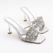 Women's Shoes New Summer Sexy Pointed Toe Rhinestone Stiletto Heels, Simple And Versatile Solid Color Plus Size Women's Shoes._vogvips.com