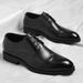 Euro Step Brogue Carved Business Formal Gentleman Shiny Leather Pointed Toe Wedding Men's Performance Office Shoes_vogvips.com