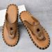 Hand Sewn Double-layer Sole Genuine Leather Top Layer Cowhide Slippers Flip Flops Soft Outer Wear Spring Beach Sandals_vogvips.com