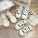 Spring New White Women's Linen Board Shoes, Korean Version, Casual And Versatile, Thick Soled, Low Cut, Lightweight_vogvips.com