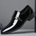 Suitable For All Seasons Men's Classic Casual Pointed Toe Versatile British Style Durable Leather Shoes_vogvips.com
