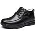European Warm Series Middle-aged Men's Winter Warm Cotton Shoes, Thickened Fleece-lined, Waterproof And Non-slip, Casual Shoes For Elderly_vogvips.com