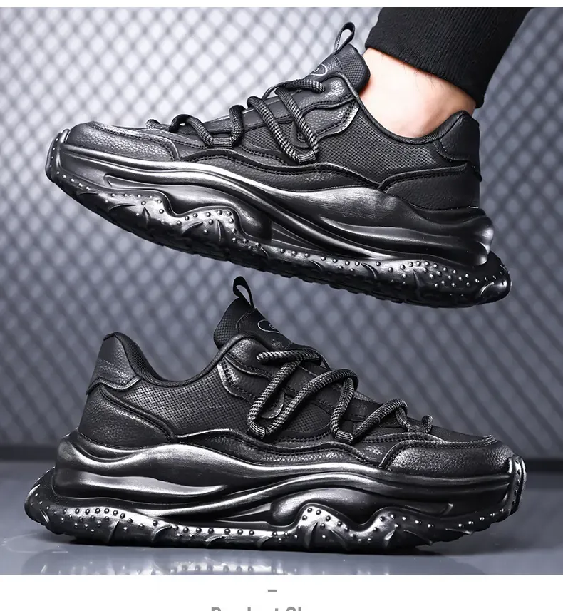 Non-slip Outdoor Sports Men's Shoes Casual Shoes Platform Heightening Dad Shoes Trendy Shoes_vogvips.com