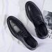 New Formal Business Brogue Lace-up Derby Leather Casual Spring Soft Sole Men's Shoes_vogvips.com