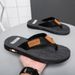 RIKANA Trendy Brand Men's Flip Flops Summer Anti-slip Soft Sole Wear Sandals Street Style Personalized Beach Slippers Men_vogvips.com