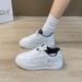New Spring Fashion Thick Bottom White For Women, Casual Sports Versatile Board Shoes, Ins Trendy Shoes_vogvips.com