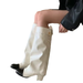 Genuine Leather Chunky Heel Boots Women's High-Top Long Boots_vogvips.com