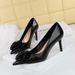 High Heels Women's Shoes Stiletto High Heels Shallow Mouth Pointed Flower Rose Shoes_vogvips.com