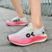 Women And Men's Lightweight Blue Purple Gradient Mesh Running Shoes Breathable Upper Daily Outfit_vogvips.com