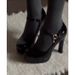 Women's 2025 New Waterproof Leather High-Heel Shoes Round-Toe Chunky-Heel Mary Jane Shoes_vogvips.com