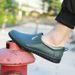 Men's Low-Cut Work Shoes - Slip-Resistant, Waterproof PVC Shoes For Kitchen, Construction & Outdoor Labor_vogvips.com