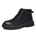 European Warm Series Men's Martin 2025 Autumn Winter Fleece Lined Thickened Warm Yellow Casual Trendy British Work Boots_vogvips.com