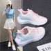 Women's Lightweight Running Shoes 2025 Spring/Autumn Breathable Sports Shoes with Shock Absorbing Soft Sole Casual Student Footwear_vogvips.com