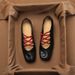 Sheepskin Retro Pleated Square Toe Shoes Cross Strap High Heel Ballet Shoes Pig Nose Thick Heel Mary Jane Shoes_vogvips.com