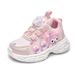 Children's Lighted Sports 2026 Spring New Velcro Mesh Breathable Soft Sole Glowing Cartoon Princess Running Shoes_vogvips.com
