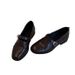 Sheepskin Version~Soft-soled Slip-on Retro Mary Jane Loafers For Women, Simple Genuine Leather Strap Shoes_vogvips.com