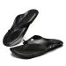 New Arrival Men's Leather Sandals Leisure Walk Slippers Comfortable Male Summer Flip-flops Non-Slip Sole Beach Men_vogvips.com