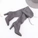 Pointed Toe Long Sexy High Over-the-Knee Stretch Fashion Chunky Heel Slimming Plus Size 43 Women's Boots_vogvips.com