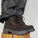 3905 Autumn New Men's And Women's Yellow Couple Thick Sole Height Increasing British Style Casual Big Toe Martin Boots_vogvips.com