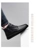 Martin Boots Men's Velvet Thermal Leather Zipper Top Layer Short Boots High Top Cotton Shoes_vogvips.com