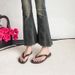 European And American Style Clip-Toe Internet Celebrity Temperament Flat Summer Outdoor New Silver Flip-Flop Beach_vogvips.com